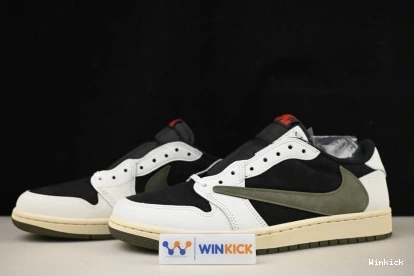 X TRAVIS OG LOW 1 DZ4137-106 JORDAN AIR Olive SCOTT 1123